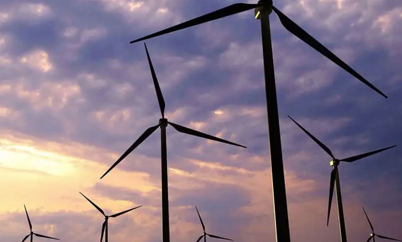 Выработка энергии ветряными турбинами